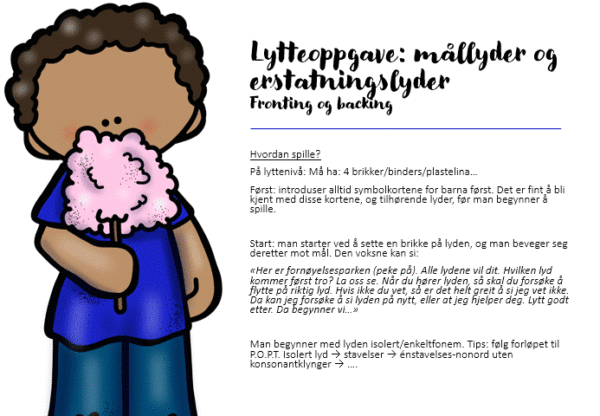 Symbolkort for språklyder, språklydspakke - Bilde 3