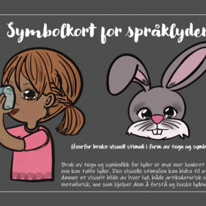 Symbolkort for språklyder, språklydspakke