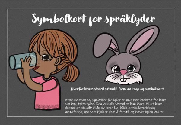 Symbolkort for språklyder, språklydspakke