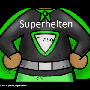 Superhelten Theo og superheltinnen Stella