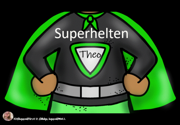 Superhelten Theo og superheltinnen Stella