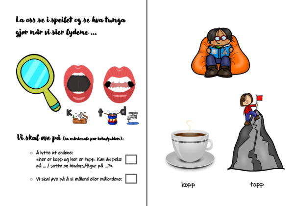 Ny minimale par bok til utskrift i hefteformat, fronting/backing - Bilde 2