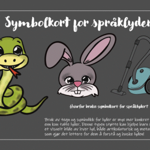 Symbolkort for språklyder (kun symbolkort)