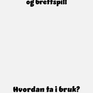 Spinner- og brettspill med vintertema